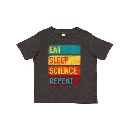 

Inktastic Scientist Chemist Eat Sleep Science Repeat Gift Toddler Boy or Toddler Girl T-Shirt