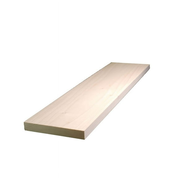 Alexandria Moulding 0Q1X6-27048C 1x6x4 Poplar Board