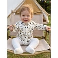 thumbnail image 2 of Baby Boy Cowboy Romper Shirt Button Down Lapel Neck Long Sleeve  one-piece  Western Clothes, 2 of 8