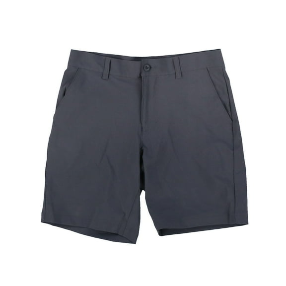 Columbia Mens Flat Front Short Comfort Carter Crest Stretch Upf City Grey 30 New