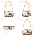 thumbnail image 7 of FORMRS Womens Shoulder Bag with Chain Strap Clutch Purse Cute Tote Handbag, Gray Cartoon Halloween Cat, 7 of 7