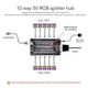 thumbnail image 4 of ARGB Y PWM HUB, ARGB PWM Fan Hub 2 En 1 Diseño Magnético Para Placa Principal, 4 of 7