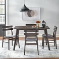 thumbnail image 2 of TMS Fiesta Mid-Century Wood Dining Room Chairs , Walnut - Set of 4, 2 of 5