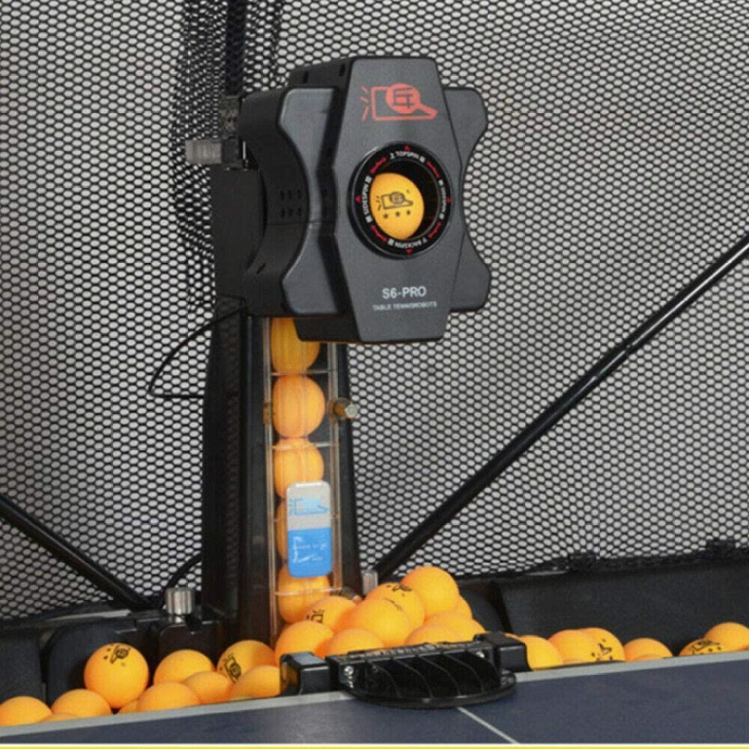 Details about   Automatic Table Tennis Robot Ping-pong Ball Machine Practice Recycle Net 50W US 