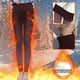 thumbnail image 2 of Gibobby Leggings de cintura alta Leggings adecuados para mujer Pantalones casuales Elástico de cintura alta Patrón retro Impreso Forro polar Capris Termal Longitud total, invierno（Vino， M), 2 of 5