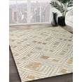 thumbnail image 2 of Ahgly Company Indoor Rectangle Abstract Camel Brown Abstract Area Rugs, 2' x 3', 2 of 6