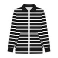 thumbnail image 4 of Favoffer Girls Graphic Zip Up Hoodies Sweatshirt with Pockets Kids Hooded Coat Casual Outerwear Rainbow Plaid Stripe Campus Daily Outings Parties 5-15Y, 4 of 6