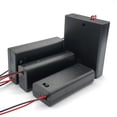 thumbnail image 4 of Caja de soporte de batería AAA con cables, cubierta de interruptor de encendido/apagado, 2, 3, 4 ranuras, contenedor de batería estándar, 4 of 4