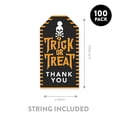 thumbnail image 5 of Koyal Wholesale 100-Pk Trick or Treat Skull Halloween Gift Tags With String, Favor Bag Tags Halloween Decorations, 5 of 5