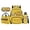 Cute Animal Bus, variant on Yspwyqan 4 Piece Boys Backpack Set, 17" Large Baseball Dark Blue Ice Cream Drip Kids Backpack Set with Lunch Bag, Pencil Case and Water Bottle Bag, for Boys Ages 8-15 Elementary School