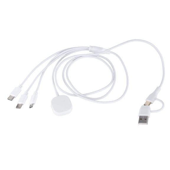 Type C USB to Dual Type C Micro USB Galaxy Watch Charger Cable for Cellphone Tablet Watch Multiple Charging Cable
