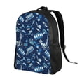 thumbnail image 2 of Lsque Blue Bus Travel Laptop Backpack, Business Slim Sturdy Laptops Backpack, Water Resistant College School Computer Bag Gift Fits 15.6 Inch Notebook, 2 of 8