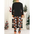 thumbnail image 2 of DAKIMOE Halloween Pajamas Family Matching Set Holiday Print Long Sleeve Jammies Loungewear PJs Set Sleepwear Adult Kids Men Women Toddler, 2 of 11