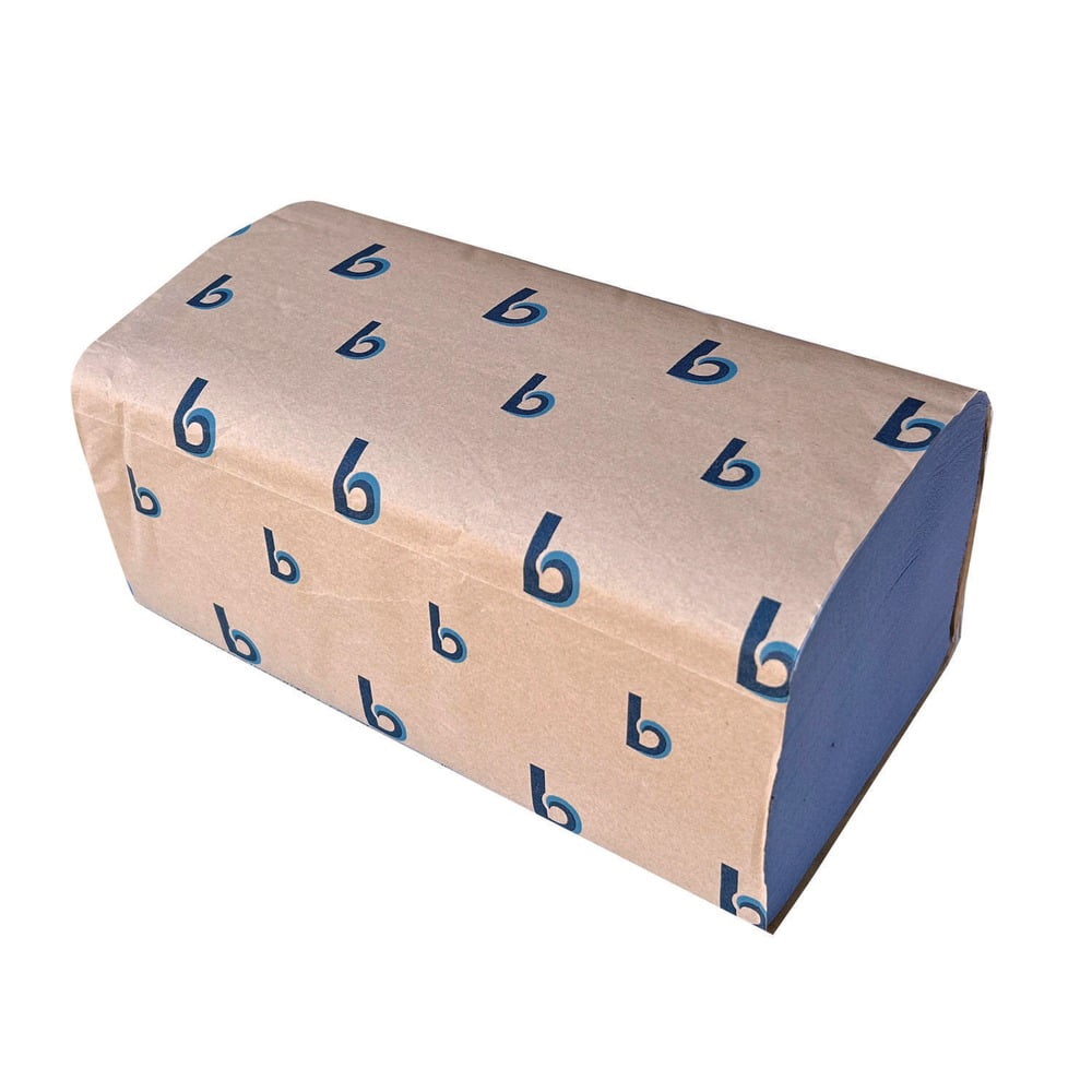 9.05 x 10 Windshield Paper Towels - Blue (9/Carton)