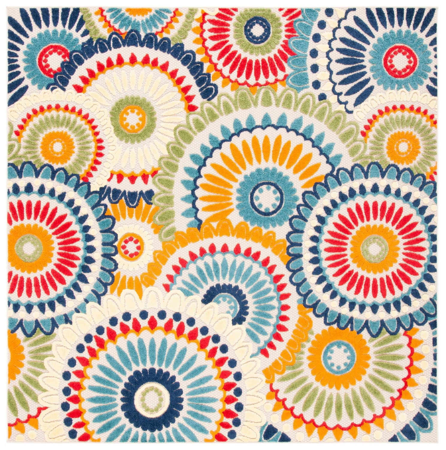 Safavieh Cabana Marina Suzani Outdoor Area Rug