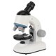 thumbnail image 2 of Microscopio para niños 40X-1200X con cabezal giratorio de 360 grados, juguete educativo para niños principiantes, color blanco, 2 of 12