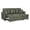 Charles of London Arms, variant on Sleeper Sofa, Sectional with Pull-Out Bed, Reversible Chaise, Storage Sectional, Dark Gray breathable fabric, Small Space Solution, Convertible Sofa Bed, Living Room Furniture, L-Shaped Sofa