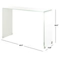 thumbnail image 6 of SAFAVIEH Crysta Glam Ombre Glass Console Table, White, 6 of 13