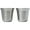 Silver, variant on Duo Stainless Steel 80ml Espresso Cup (Pack of 2)