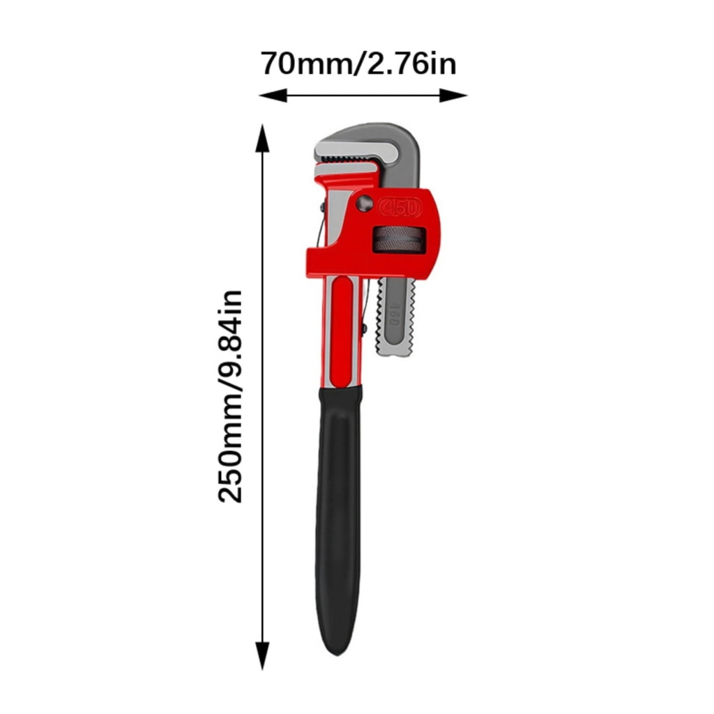 PatungKu Adjustable Wrench Large Opening Short Handle Multifunctional Wrench Plumbing