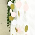 thumbnail image 2 of 3meters Round Cardboards String Paper Garland Ornaments Hanging Party Wedding Xmas Decorations, 2 of 6