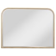 thumbnail image 6 of Benjara Lno Dresser Mirror, Beige Oak Wood Frame, Rectangular 36 Inch, 6 of 9