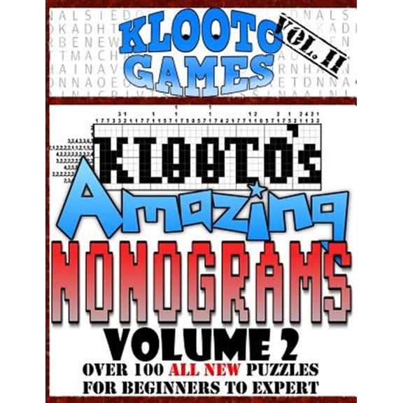 Pre-Owned KLOOTO's Amazing NONOGRAMS: Vol. II (Paperback) by Klooto Games
