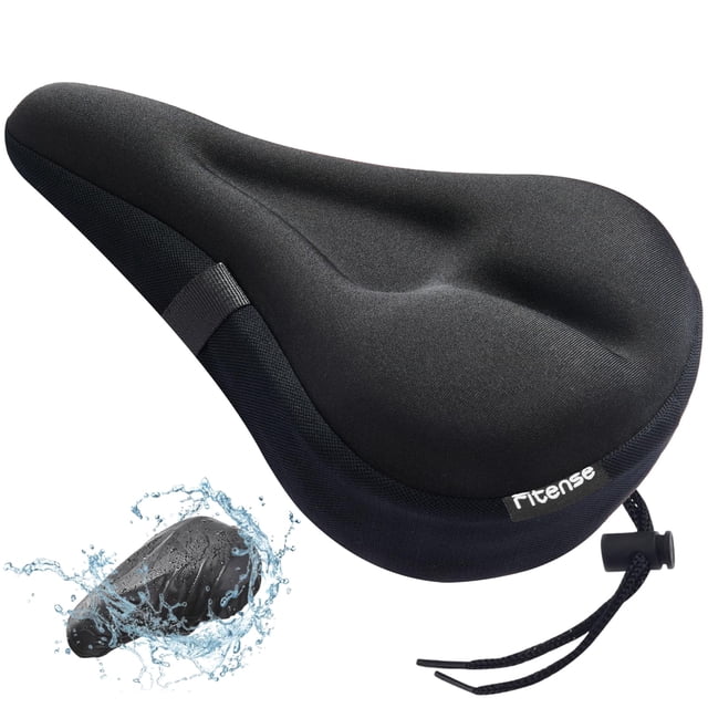 Cojín de asiento de bicicleta Fitense Comfort para Peloton Black