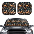 thumbnail image 2 of Xecao Forest Elf for Foldable Car Sun Shades (2-Pack) offer sun protection with an easy-fold design for convenient windshield shading., 2 of 7