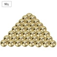 thumbnail image 2 of 50 g/bolsa de cuentas de ABS coloridas, joyería DIY, accesorios de ropa, decoración de boda (6MM dorado), 2 of 8