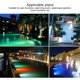 thumbnail image 4 of Luces Led Para Piscina Con Luces De Piscina Con Control Remoto, Luz Subacuática AC12V, Jardín De Parque Para Piscina De Fuentes Mgaxyff RGB Underwater Swimming Pool Light, 4 of 8