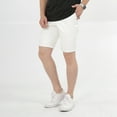 thumbnail image 2 of Men's Shorts Leather Hop Motorcycle Ride Party Disco Short Pants for Men White, 2 of 8