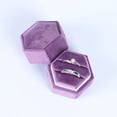 thumbnail image 1 of Clearance! Velvet Ring Box Jewelry Packaging Box Velvet Velvet Hexagonal Velvet Jewelry Box Ring Storage Box Pallet Sales Bulk Pallets For Sale #18, 1 of 6