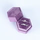 thumbnail image 1 of XWSHYW Cajas y Organizadores de Joyas. Caja de Terciopelo para Anillos, Caja de Embalaje para Joyas, Caja de Terciopelo Hexagonal para Joyas, Caja de Almacenamiento para Anillos, 1 of 6