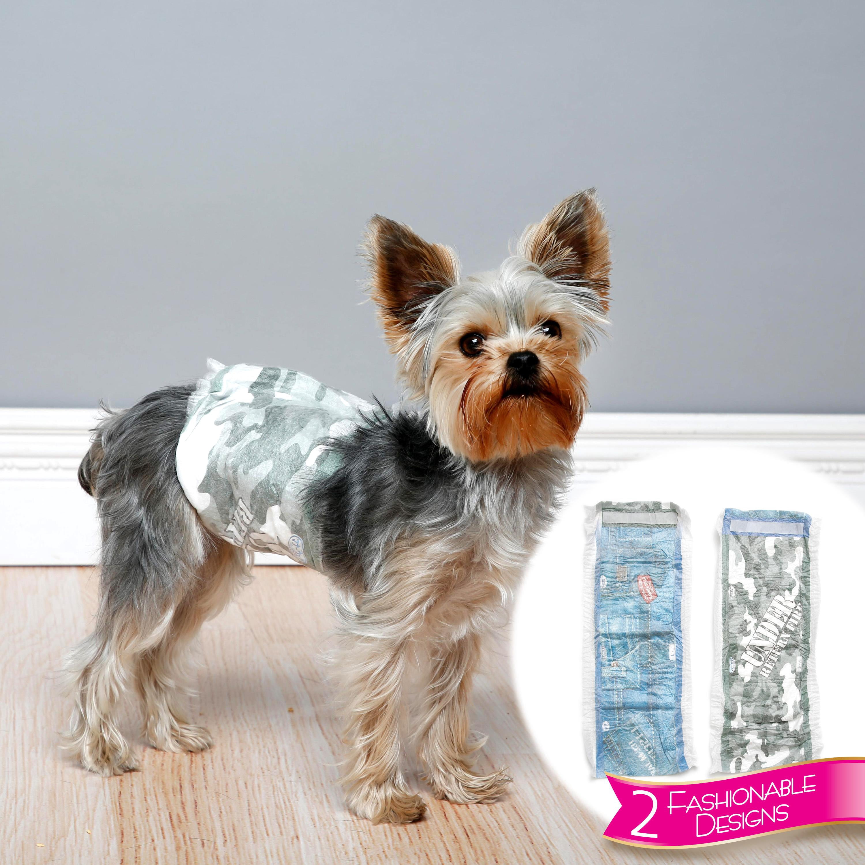 Hartz Disposable Male Dog Diaper Wrap, Superior Leak Proof Protection, Size S, Pack of 40