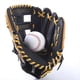 thumbnail image 3 of Guantes de Béisbol Profesionales Guantes de Béisbol de para Adultos Jóvenes Guantes de Receptor de Entrenamiento de Softbol 11,5 Pulgadas, 3 of 5