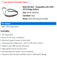 thumbnail image 2 of Multi Rib Belt - Compatible with 2008 - 2010 Dodge Dakota 2009, 2 of 2