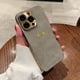 thumbnail image 4 of Funda de cuero personalizada con nombre para Iphone, carcasa con marco galvanizado, iniciales de piel de cordero y letras, para modelos 11, 12, 13, 14 Pro Max, 4 of 4