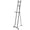 Black, variant on 79 Metal Display Easel Large Adjustable 3 Tier Floor Standing Easel with Chain Support, Display Stand 16" x 19" x 57"