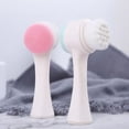 thumbnail image 5 of Silicone 2-in-1 Facial Cleansing Brush - Exfoliate, Massage, & Revitalize Unscented Skin Care, 5 of 7