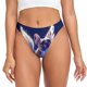 thumbnail image 1 of Balery Night Sky Winged French Bulldog Tangas de Algodón para Mujer con Estampado – Ropa Interior Sexy, Transpirable, G-string-X-Small, 1 of 6