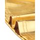 thumbnail image 5 of Top de peplum metálico para mujer, sin mangas, con tiras de espagueti, para fiesta Color Oro M, 5 of 6