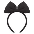 thumbnail image 1 of WLBON Diadema con lazo en tono negro hecha a mano con lazo grande, accesorios para el cabello para mujeres, decoración de fiesta de Halloween, disfraz de cosplay, sombreros, regalo de cumpleaños de Na, 1 of 1