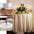 thumbnail image 5 of Efavormart 108" CHOCOLATE Wholesale Linens SATIN Round Tablecloth for Kitchen Dining Catering Wedding Birthday Party Events, 5 of 9