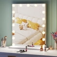 thumbnail image 3 of Tribesigns Vanity Mirror with Lights, 24 x 32 Inches Large Makeup Mirror with 17 Detachable Bulbs, 3 of 5
