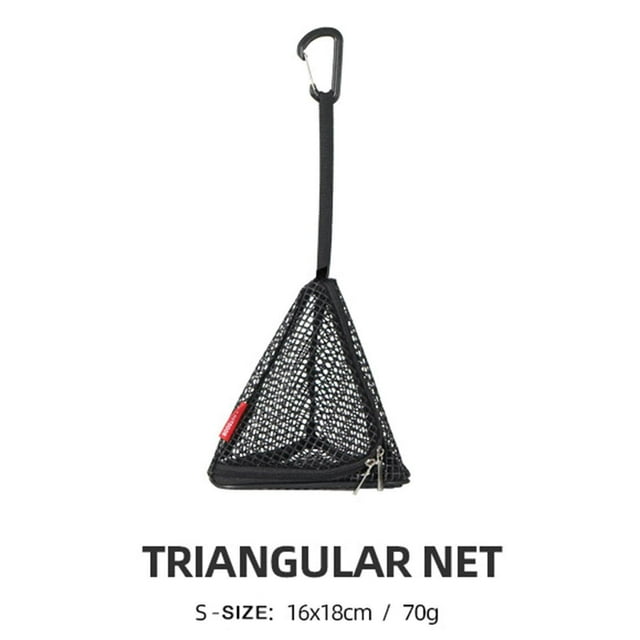 facefd Outdoor Drying Hanging MeshStorage Net Tent Food Dryer Net Basket 40x43cm
