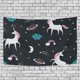 thumbnail image 1 of ABPHQTO Tapiz de unicornios y estrellas, decoración para colgar en la pared, decoración del hogar, sala de estar, dormitorio, 150x200 cm, 1 of 4