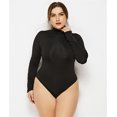 thumbnail image 3 of Body à Manches Longues Col Roulé Body Sexy Bodycon Taille Haute Romper, 3 of 3