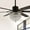 Black, variant on Chords Attic 65" 6-Blade Reversible Ceiling Fan with Lights and Remote Control, 6-Speed, Timer Setting Quiet DC Motor