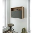 thumbnail image 2 of Nexera Bureau mural Slim, Muscade et gris charbon, 2 of 7